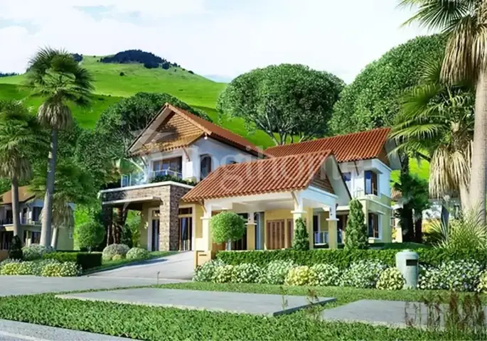 Mẫu Nhà Vườn 2 Tầng Mái Thái