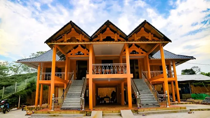 Mẫu Nhà Sàn 2 Tầng