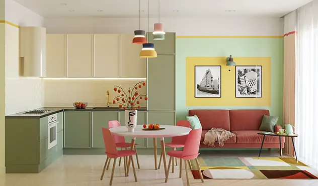 Tủ Bếp Màu Xanh Lá Tủ Bếp Màu Xanh Lá