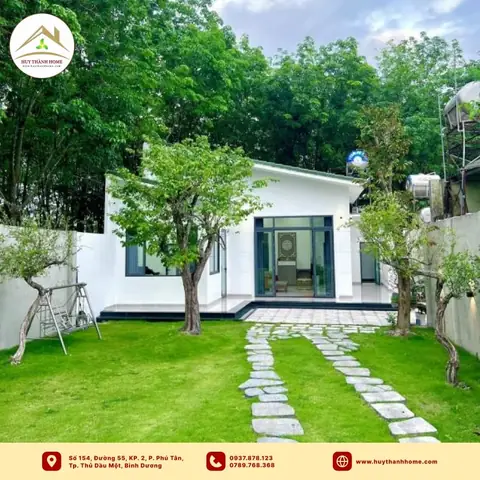 Ngôi Nhà Nhỏ Đẹp Với Sân Vườn Xanh Mướt Ngôi Nhà Nhỏ Đẹp Với Sân Vườn Xanh Mướt