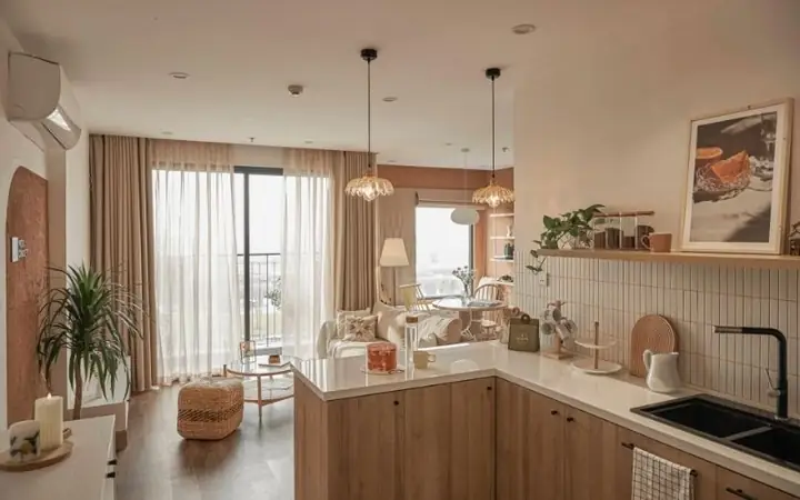 Mẫu Thiết Kế Bếp Căn Hộ Chung Cư 2 Phòng Ngủ Tiện Nghi Mẫu Thiết Kế Bếp Căn Hộ Chung Cư 2 Phòng Ngủ Tiện Nghi