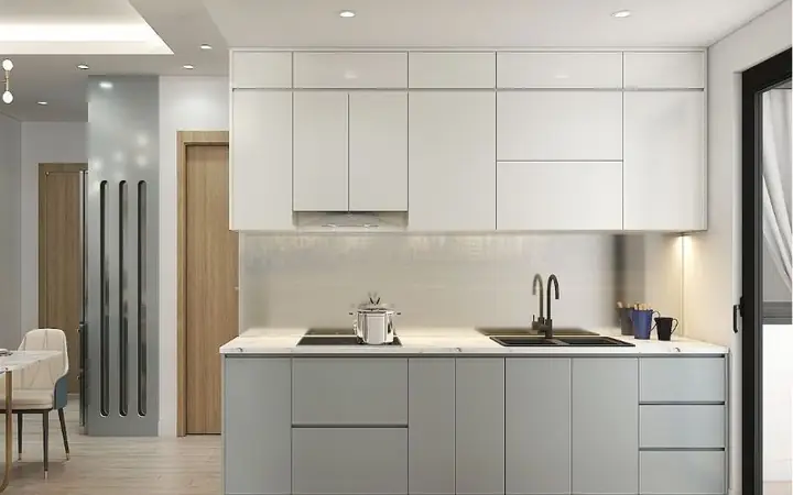 Thiết Kế Tủ Bếp Chữ I Cho Nhà Chung Cư Thiết Kế Tủ Bếp Chữ I Cho Nhà Chung Cư