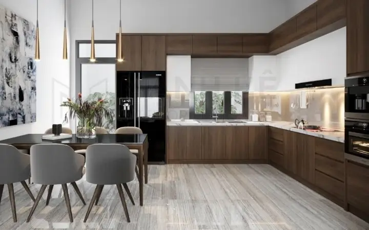 Thiết Kế Phòng Bếp Chung Cư Chữ L Thiết Kế Phòng Bếp Chung Cư Chữ L