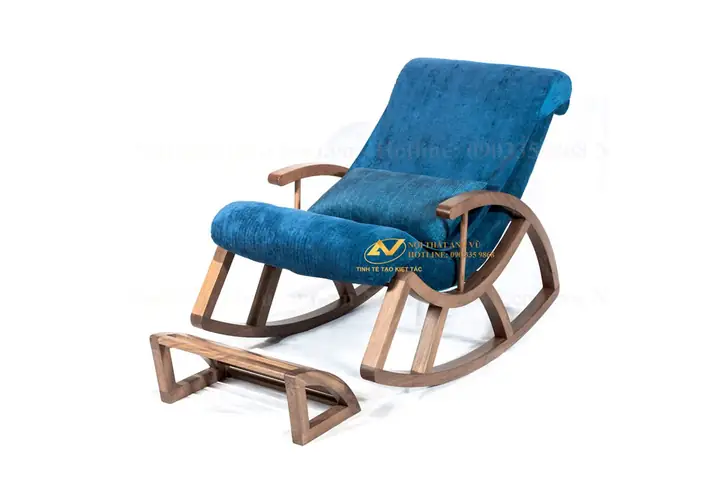 Ghế Thư Giãn Bập Bênh Gỗ Óc Chó Cao Cấp 001 - Nội Thất Anh Vũ
