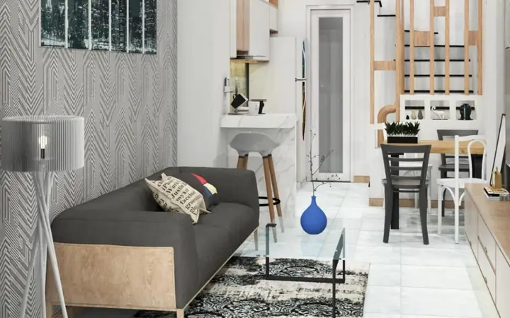 Thiết Kế Nội Thất Nhà Phố Diện Tích 4×4