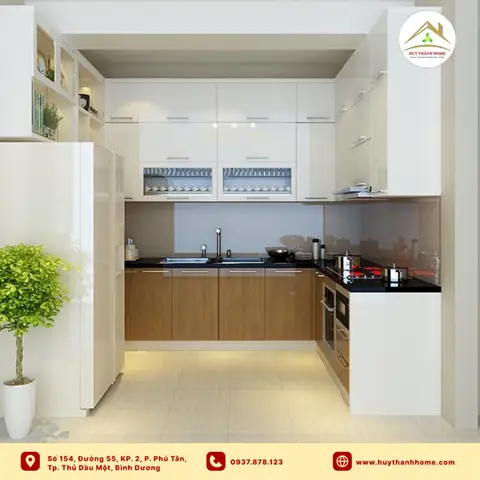 Thiết Kế Nội Thất Phòng Bếp Nhà Ống 4m (3) Thiết Kế Nội Thất Phòng Bếp Nhà Ống 4m (3)