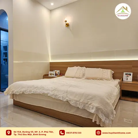 Thiết Kế Nội Thất Phòng Ngủ Nhà Ống 4m (3) Thiết Kế Nội Thất Phòng Ngủ Nhà Ống 4m (3)