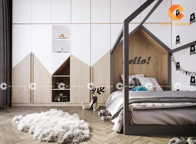 Mẫu Phòng Ngủ Cho Bé Trai Từ 2 Đến 4 Tuổi