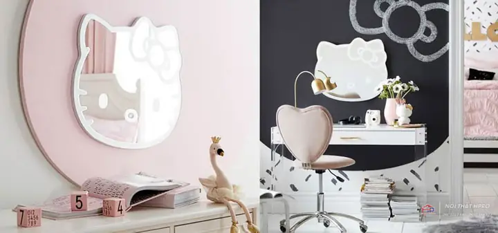 Cách Trang Trí Nội Thất Phòng Ngủ Hello Kitty Đẹp Cho Bé Gái
