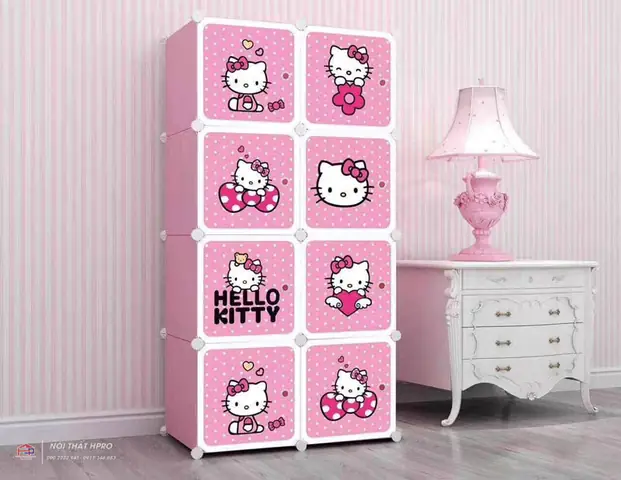 Những Món Đồ Nội Thất Không Thể Thiếu Trong Phòng Ngủ Hello Kitty