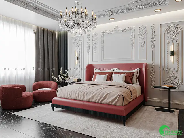 Mẫu 7: Thiết Kế Phòng Ngủ Nhà Ống Phong Cách Tân Cổ Điển