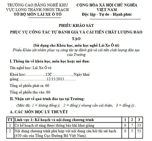 Phiếu Khảo Sát Bếp Ăn Tập Thể: Hướng Dẫn Tối Ưu Thiết Kế