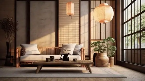 Bàn Ghế Gỗ Ngồi Bệt Hình Chữ Nhật