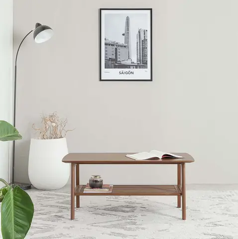 Bàn Ghế Gỗ Ngồi Bệt Hình Chữ Nhật