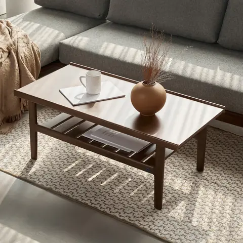 Bàn Ghế Gỗ Ngồi Bệt Hình Chữ Nhật