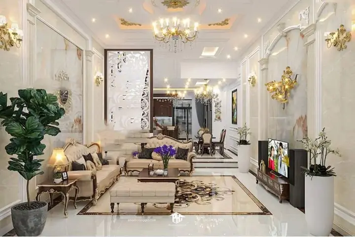 Đặc Trưng Phòng Khách Tân Cổ Điển