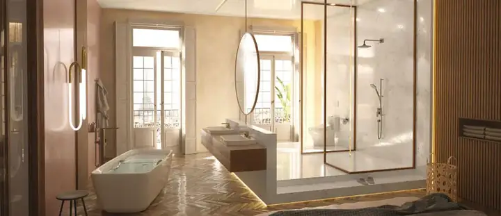 16 Mẫu Thiết Kế Nhà Tắm Sang Trọng Cho Căn Hộ