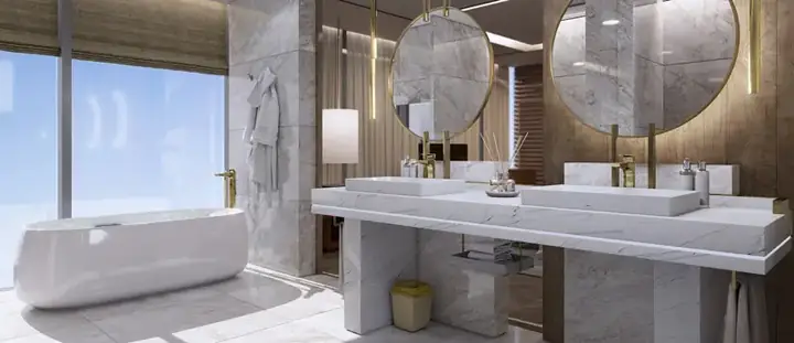 Top 16 Mẫu Thiết Kế Phòng Tắm Có Bồn Tắm Sang Trọng