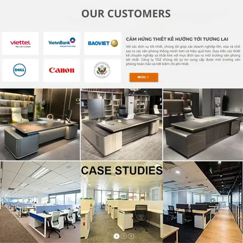 Nội Thất Văn Phòng Hiện Đại Toz