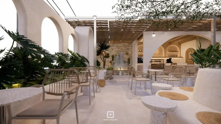 Một Số Mẫu Quán Cafe Đẹp Với Không Gian Mở