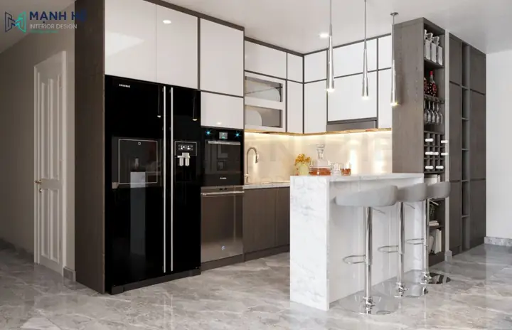 Những Mẫu Quầy Bar Mini Hiện Đại Cho Không Gian Nhà Bạn