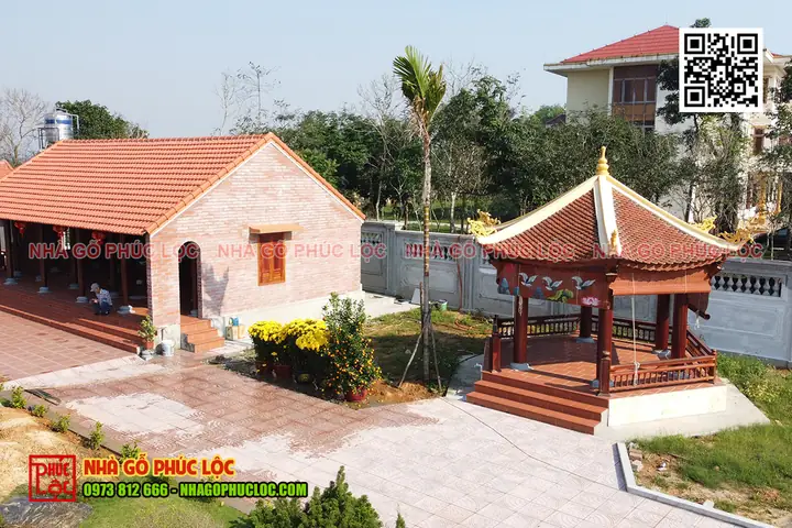 Mẫu Đôi Chòi Lục Nghỉ Lục Giác 1 Mái