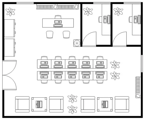 Gợi Ý 5+ Cách Bố Trí Văn Phòng Làm Việc Theo Diện Tích