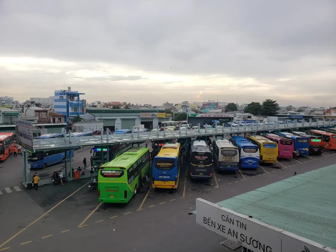 Sơ đồ vị trí và tổng quan khu vực bến xe An Sương tại cửa ngõ phía Tây Bắc TP.HCM