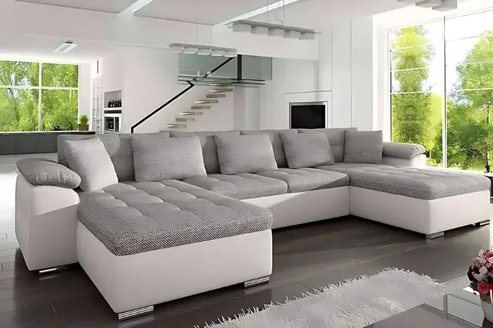 Mẫu Sofa Chữ U Cedar Chất Liệu Nỉ Hiện Đại Mẫu Sofa Chữ U Cedar Chất Liệu Nỉ Hiện Đại