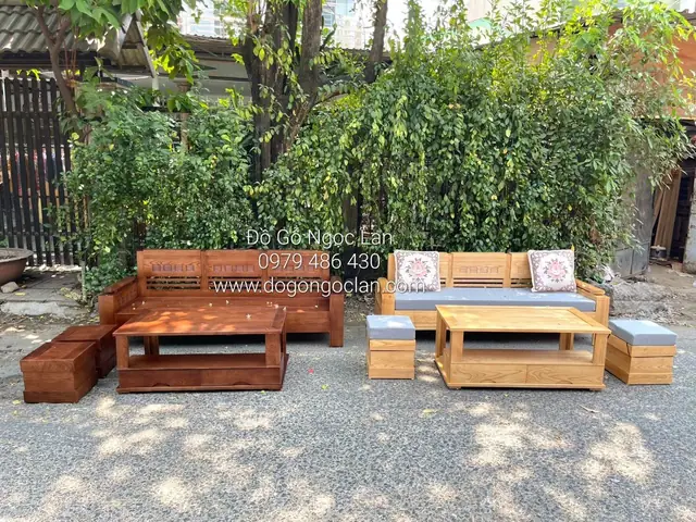 Sofa Gỗ Cho Chung Cư Nhỏ