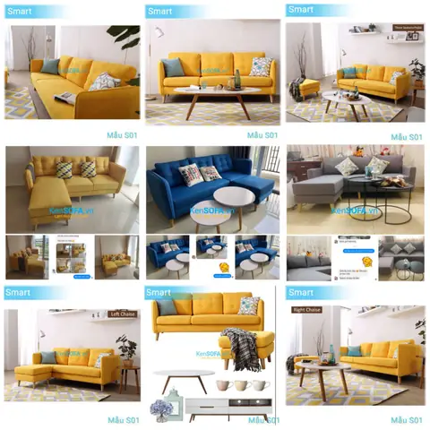 Sofa Xếp Hình Thông Minh Trái Phải Sofa Xếp Hình Thông Minh Trái Phải