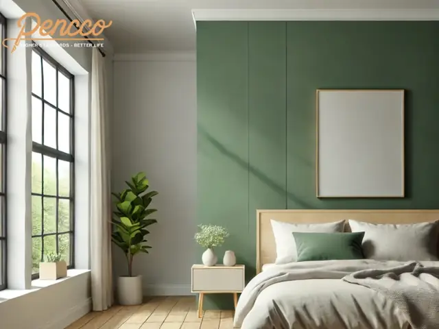 Sơn Phòng Ngủ Màu Xanh Lá Cây Nhạt