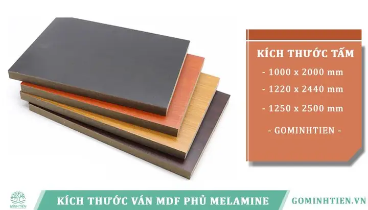 Kích Thước Tấm Ván Mdf Phủ Melamine