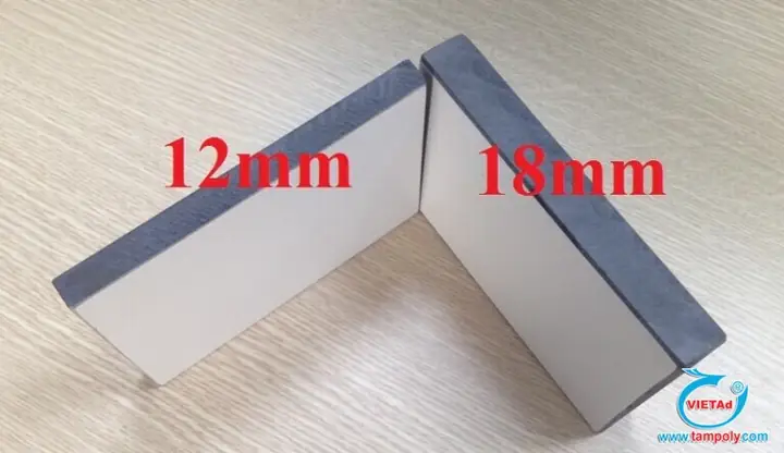 Tấm Nhựa Vách Ngăn Vệ Sinh Compact 12mm Và 18mm