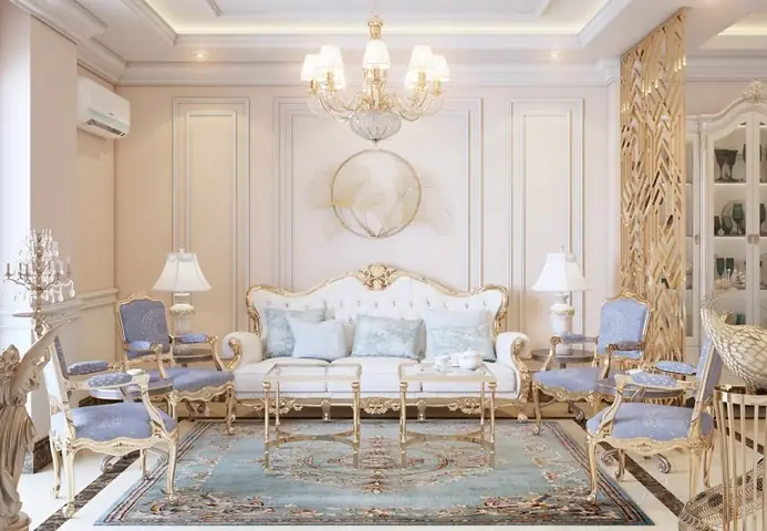 Phòng Khách Tân Cổ Điển