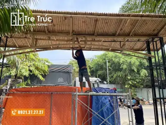 Thi Công Làm Cổng Chào Bằng Tre Trúc Thi Công Làm Cổng Chào Bằng Tre Trúc