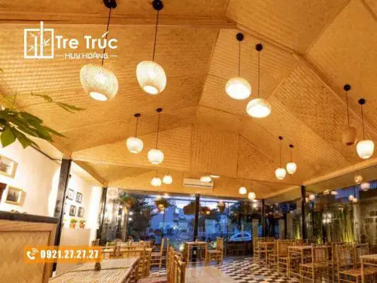 Báo Giá Thi Công Trần Cót Ép Tre Báo Giá Thi Công Trần Cót Ép Tre