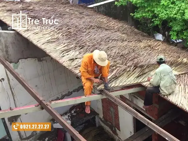 Quy Trình Thi Công Mái Lá Cỏ Tranh Quy Trình Thi Công Mái Lá Cỏ Tranh