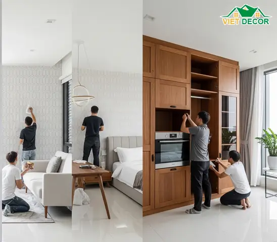 Thi Công Hoàn Thiện, Trang Trí Nội Thất Thi Công Hoàn Thiện, Trang Trí Nội Thất