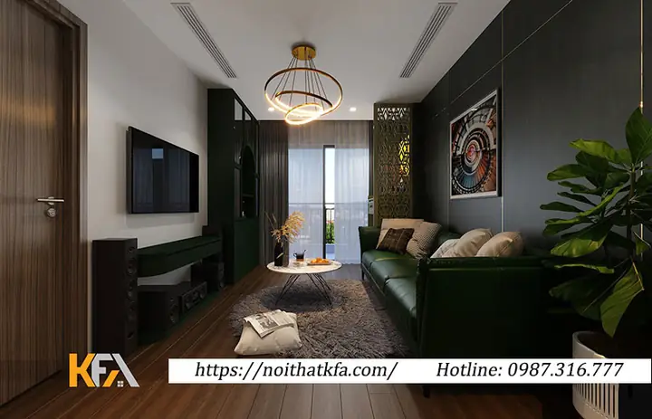 Dự Án: Thi Công Nội Thất Nhà Chung Cư 2 Phòng Ngủ 70m2