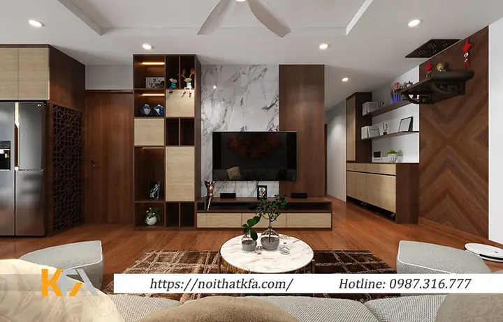 Dư Án: Thi Công Nội Thất Căn Hộ Chung Cư 3 Phòng Ngủ Diện Tích 85m2