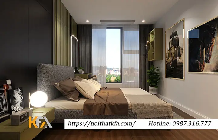 Dự Án: Thi Công Nội Thất Nhà Chung Cư 2 Phòng Ngủ 70m2