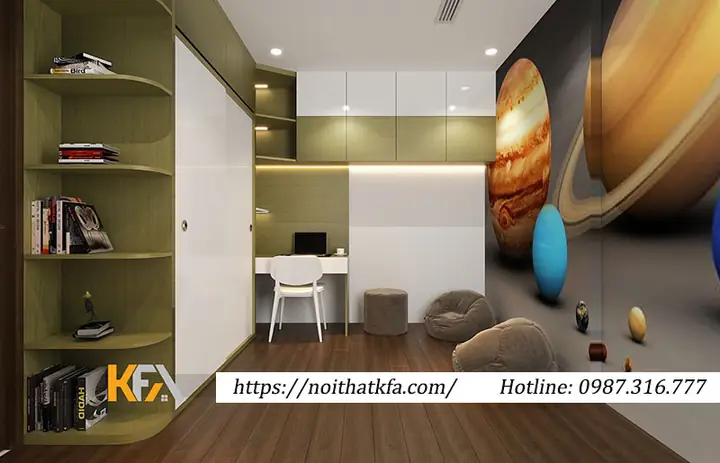 Dự Án: Thi Công Nội Thất Nhà Chung Cư 2 Phòng Ngủ 70m2