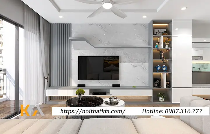 Dự Án: Thi Công Nội Thất Nhà Chung Cư 2 Phòng Ngủ 70m2