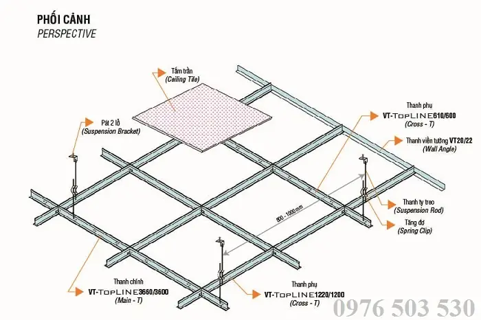 Cách Thi Công Trần Thạch Cao Thả