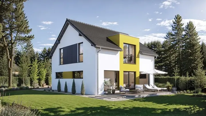 3. Mẫu Biệt Thự Nhà Vườn 2 Tầng Mái Thái