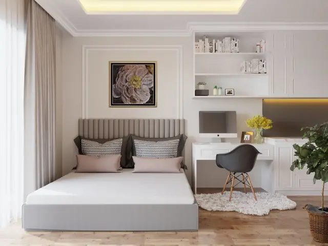 Mẫu Thiết Kế Căn Hộ 30m2 - 2 Phòng Ngủ Số 7