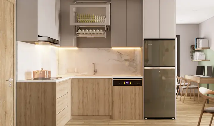 Mẫu Thiết Kế Căn Hộ 30m2 - 2 Phòng Ngủ Số 9