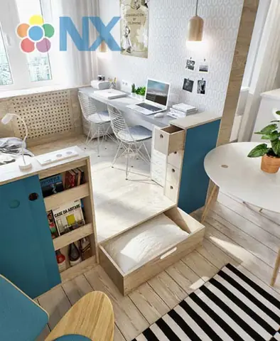 Thiết Kế Căn Hộ 40m2 2 Phòng Ngủ