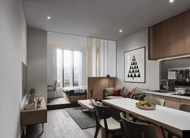 Mẫu Thiết Kế Căn Hộ Mini 25m2 Dạng Ống Mẫu Thiết Kế Căn Hộ Mini 25m2 Dạng Ống